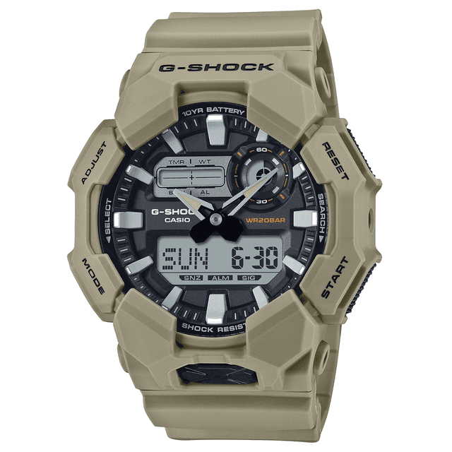 G-Shock Analog-Digital Watch, Tan Band CR1220 - GA0105ACR G-Shock Analog-Digital Watch, Tan Band CR1220 - GA0105ACR