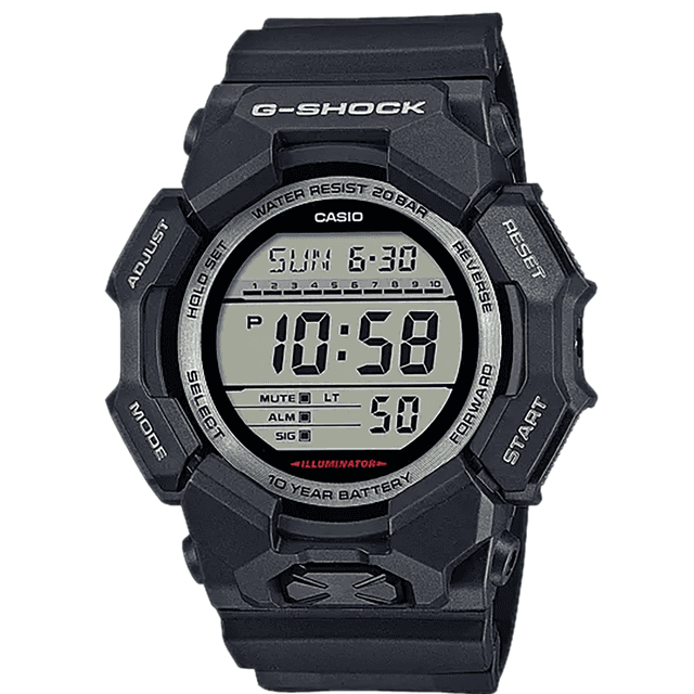 G-Shock Digital Watch, Black Band CR2025 - GD0101CR G-Shock Digital Watch, Black Band CR2025 - GD0101CR