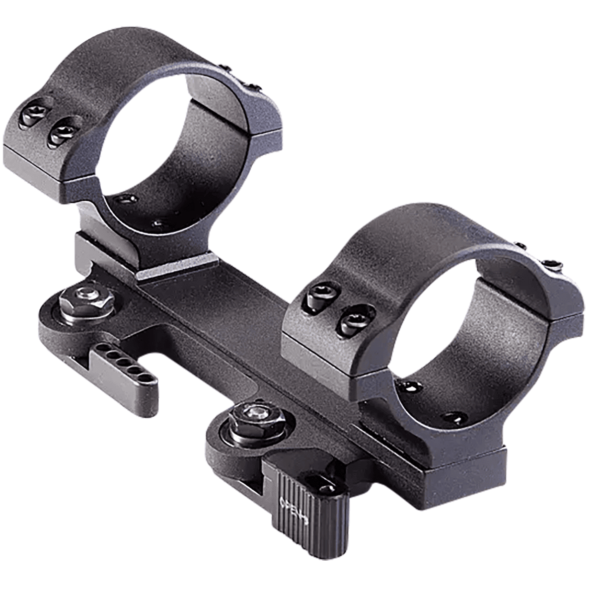 LaRue Tactical In Line QD Scope Mount, Black 30mm Tube Low Rings - LT12030 LaRue Tactical In Line QD Scope Mount, Black 30mm Tube Low Rings - LT12030