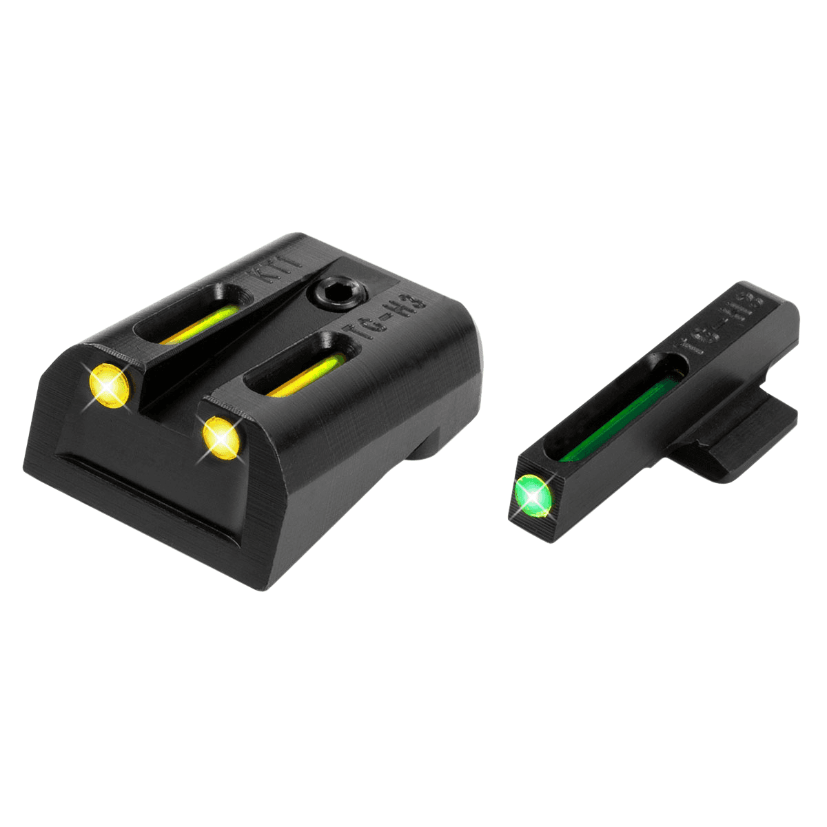 TruGlo TFO Handgun Sights, Green/Tritium/Fiber Optic Front Sight-Yellow/Tritium/Fiber Optic Rear Sight Kimber 1911 - TG131KTY TruGlo TFO Handgun Sights, Green/Tritium/Fiber Optic Front Sight-Yellow/Tritium/Fiber Optic Rear Sight Kimber 1911 - TG131KTY
