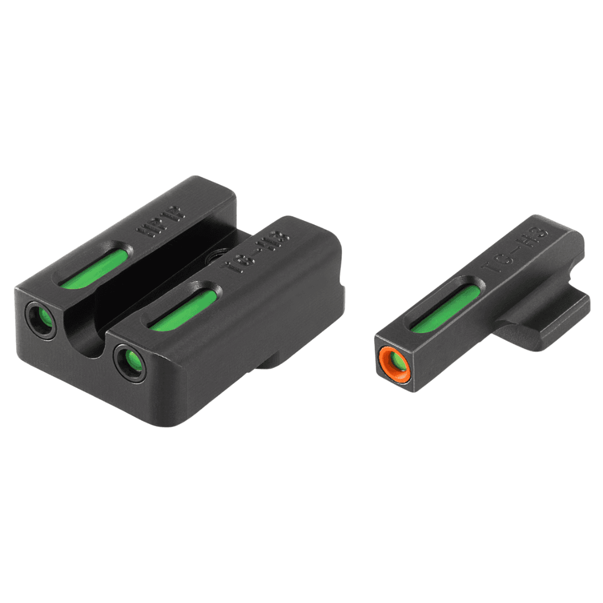 TruGlo TFX Pro Sights, Black / Green Tritium & Fiber Optic Orange Outline Front Sight Green Tritium & Fiber Optic Rear Sight - TG13HP1PC TruGlo TFX Pro Sights, Black / Green Tritium & Fiber Optic Orange Outline Front Sight Green Tritium & Fiber Optic Rear Sight - TG13HP1PC