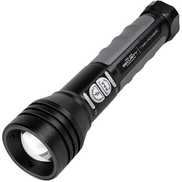 Lb Marketing Twin Power Flashlight, Black 265/600 Lumens White LED - 97948 Lb Marketing Twin Power Flashlight, Black 265/600 Lumens White LED - 97948