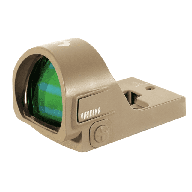 Viridian RFX35 Red Dot Sight, Flat Dark Earth 1 x 22 mm x 26 mm 3 MOA Green Dot - 9810145 Viridian RFX35 Red Dot Sight, Flat Dark Earth 1 x 22 mm x 26 mm 3 MOA Green Dot - 9810145