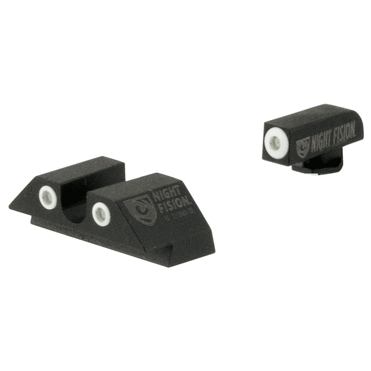 Night Fision Tritium Night Sights For Glock, Green Tritium White Outline Front Sight-White Outline Rear Sight Glock 42/43/43X - GLK003007WGW Night Fision Tritium Night Sights For Glock, Green Tritium White Outline Front Sight-White Outline Rear Sight Glock 42/43/43X - GLK003007WGW