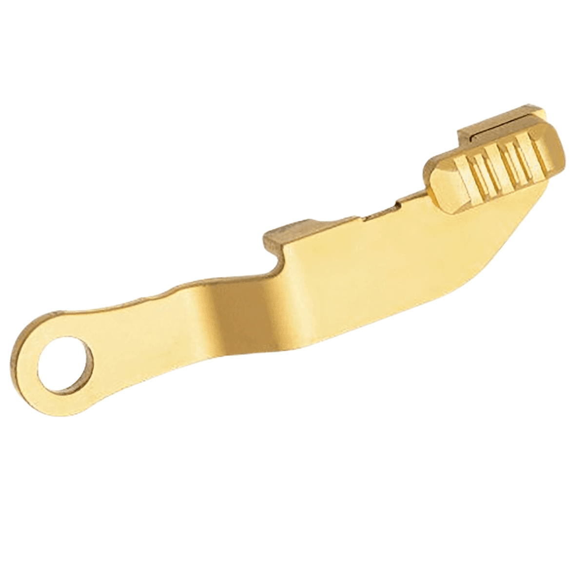 Tyrant CNC Hellcat Extended Slide Release, Gold Stainless Steel Pistol - TDHCATSCLGOLD Tyrant CNC Hellcat Extended Slide Release, Gold Stainless Steel Pistol - TDHCATSCLGOLD