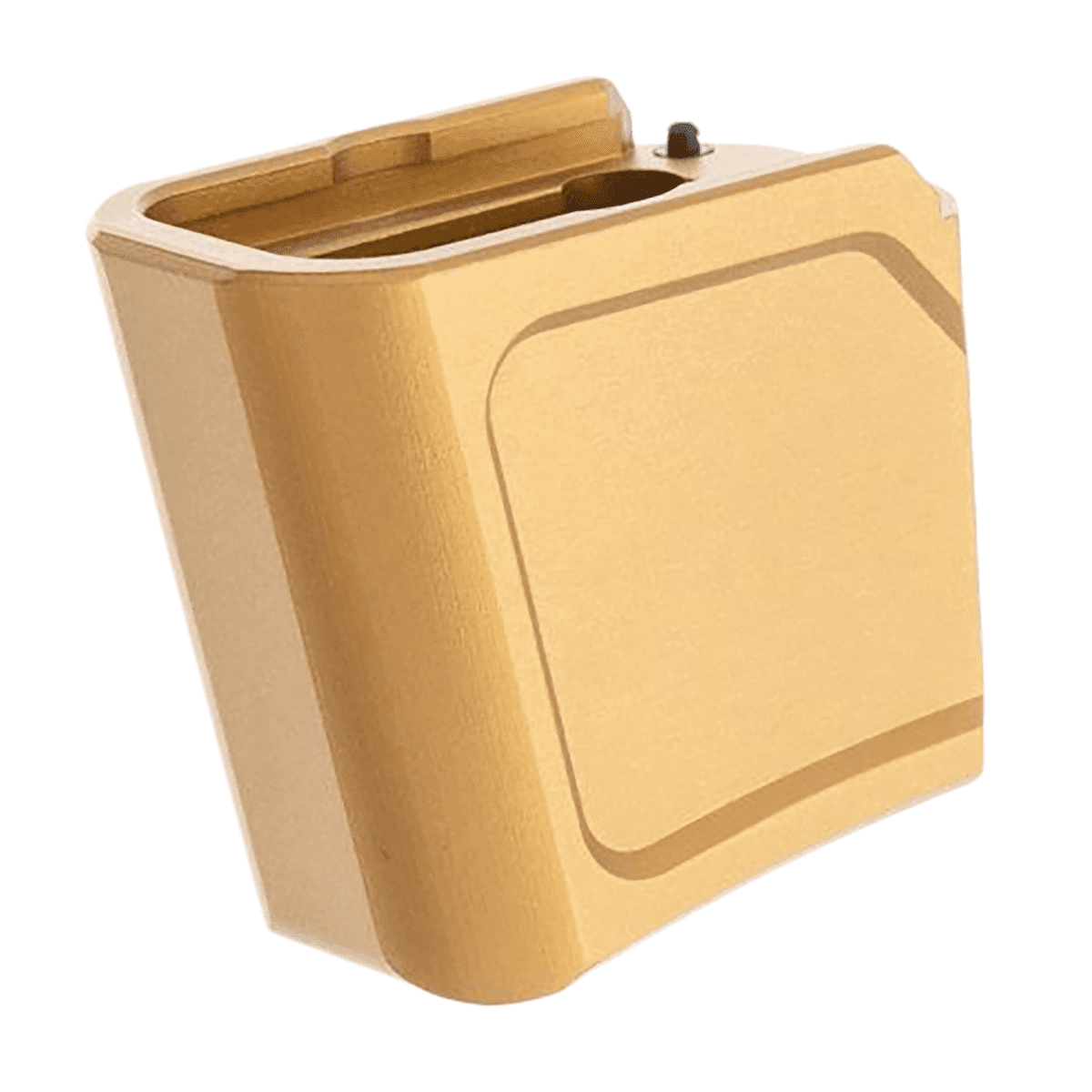 Tyrant CNC Magazine Extension, Gold Aerospace Grade Aluminum Fits Glock 43x/48 - TDG48MAGEXGOLD Tyrant CNC Magazine Extension, Gold Aerospace Grade Aluminum Fits Glock 43x/48 - TDG48MAGEXGOLD
