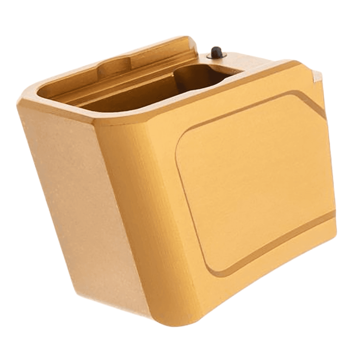 Tyrant CNC Magazine Extension, Gold Aerospace Grade Aluminum Fits Glock 19/23 Gen 4/5 - TDG19MAGEXGLD Tyrant CNC Magazine Extension, Gold Aerospace Grade Aluminum Fits Glock 19/23 Gen 4/5 - TDG19MAGEXGLD
