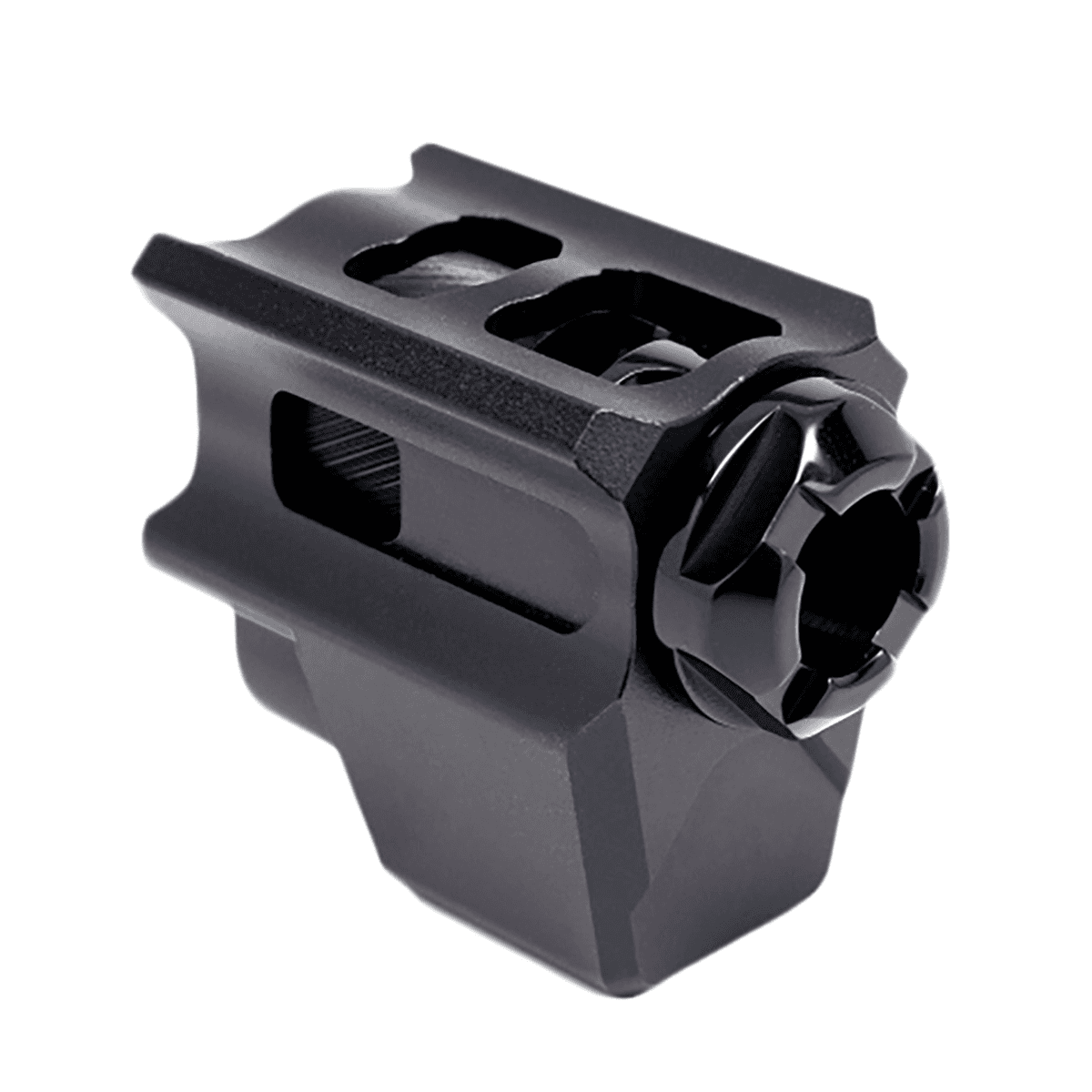 Tyrant CNC Glock Compensator, Black Aluminum 9mm - TDTCOMPG5BLK/BLK Tyrant CNC Glock Compensator, Black Aluminum 9mm - TDTCOMPG5BLK/BLK