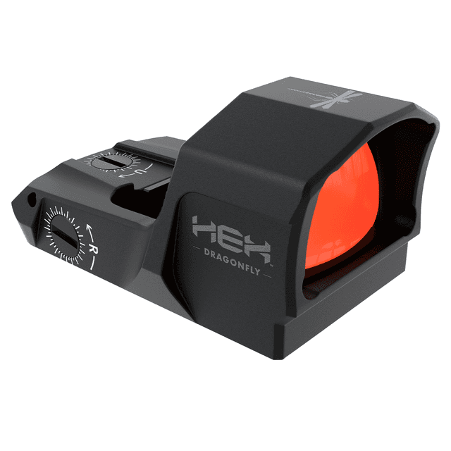 HEX Optics GE5077STNDRET HEX Dragonfly Black Anodized 3.5 MOA Red Dot HEX Optics GE5077STNDRET HEX Dragonfly Black Anodized 3.5 MOA Red Dot