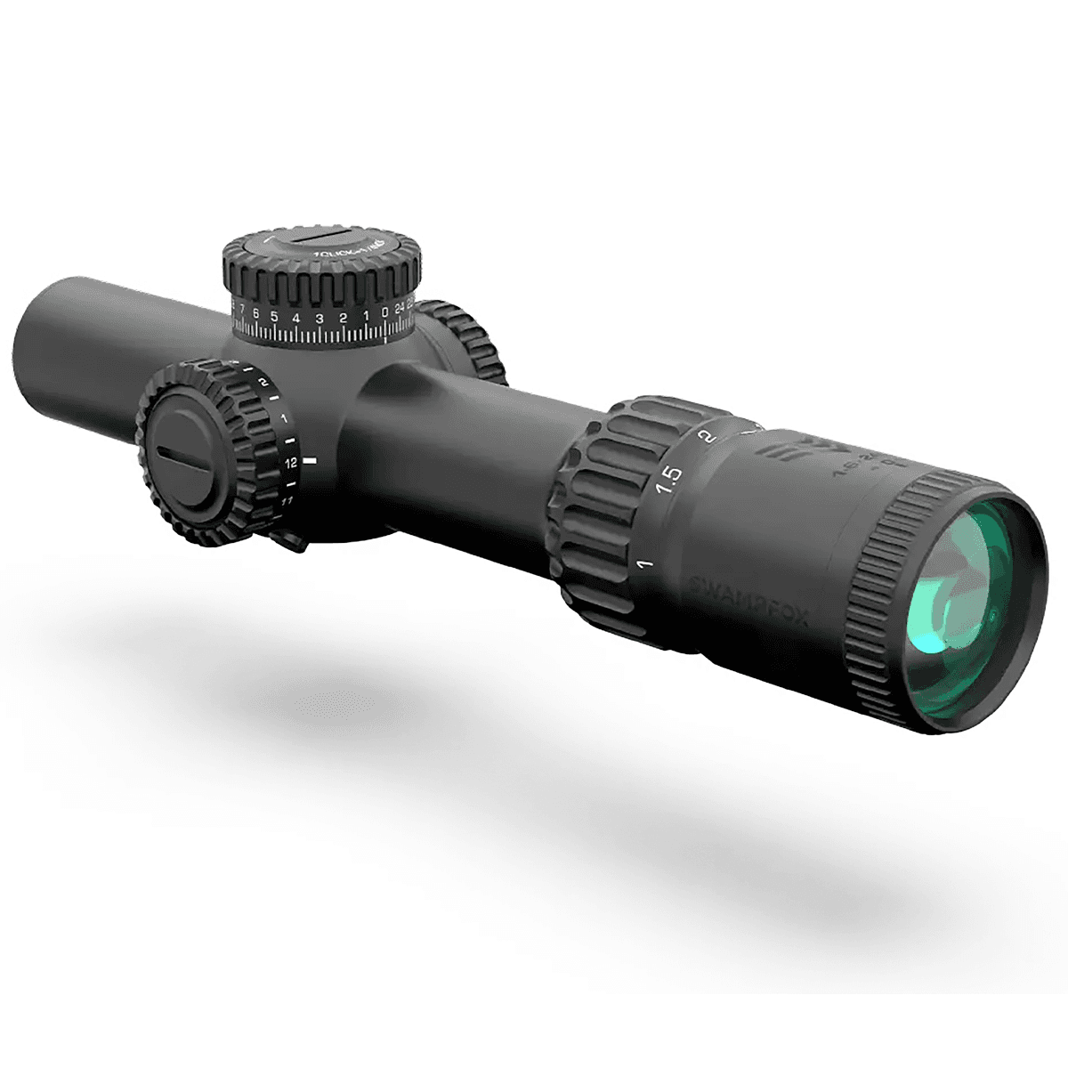 Swampfox Optics WAR16241GL Warhorse Green 1-6x24mm FFP Swampfox Optics WAR16241GL Warhorse Green 1-6x24mm FFP