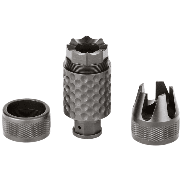 Spikes Tactical SAKB0100 Barking Spider2 Muzzle Brake 1/2"-28 tpi Threads Spikes Tactical SAKB0100 Barking Spider2 Muzzle Brake 1/2"-28 tpi Threads