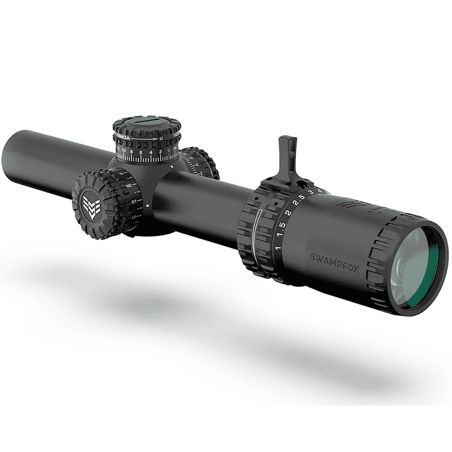 Swampfox Optics ARH11024GB Arrowhead Black 1-10x 24mm 30mm Tube Guerrilla Dot BDC Reticle Swampfox Optics ARH11024GB Arrowhead Black 1-10x 24mm 30mm Tube Guerrilla Dot BDC Reticle