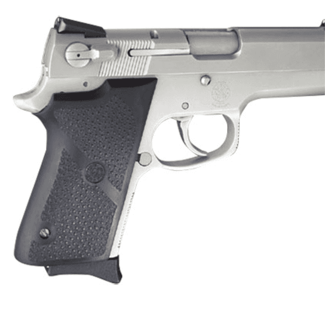 Hogue Grip Panels, Black Rubber for S&W 3913 Compact - 13010 Hogue Grip Panels, Black Rubber for S&W 3913 Compact - 13010