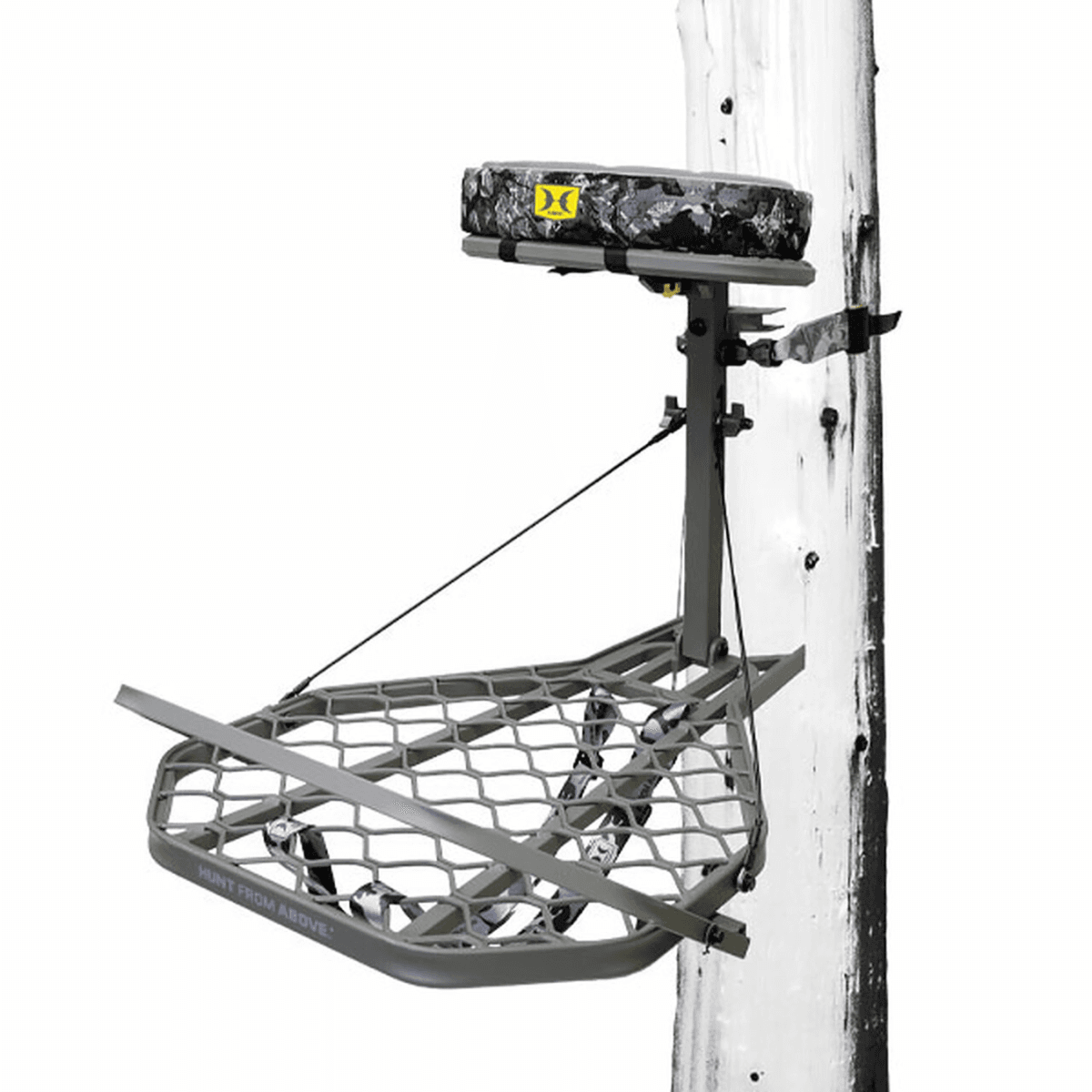 Hawk Helium Pro Hang-On, Gray Powder-Coating Aluminum 24" W x 30" D - HWKHF2025 Hawk Helium Pro Hang-On, Gray Powder-Coating Aluminum 24" W x 30" D - HWKHF2025