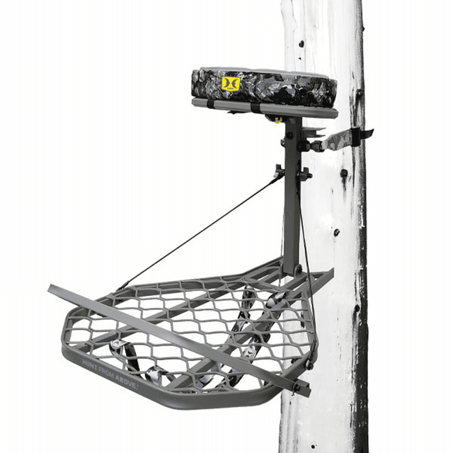 Hawk Helium Pro Hang-On, Gray Powder-Coating Aluminum 24" W x 30" D - HWKHF2025 Hawk Helium Pro Hang-On, Gray Powder-Coating Aluminum 24" W x 30" D - HWKHF2025