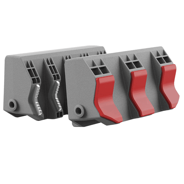 Real Avid Smart-Jaws Tube-Fit Sleeves, Reversible Gray/Red Rubber Overmold & Steel Side - AVSFJPF Real Avid Smart-Jaws Tube-Fit Sleeves, Reversible Gray/Red Rubber Overmold & Steel Side - AVSFJPF