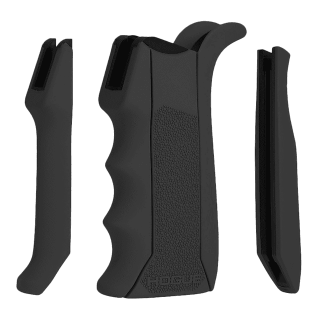 Hogue Modular Overmolded Grip, Black Rubber Pistol Grip with Finger Grooves Fits AR-15/M16 - 13040 Hogue Modular Overmolded Grip, Black Rubber Pistol Grip with Finger Grooves Fits AR-15/M16 - 13040