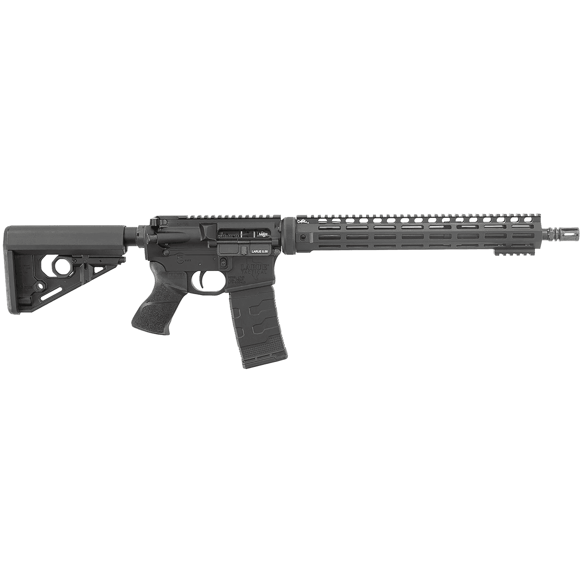 Larue Tactical LT1555616MLOK LT15 MLOK 5.56 30+1 16" Stealth Barrel Black Right Hand Rifle Larue Tactical LT1555616MLOK LT15 MLOK 5.56 30+1 16" Stealth Barrel Black Right Hand Rifle