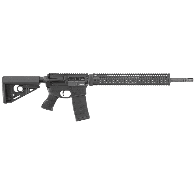 Larue Tactical LT1555618QUAD LT15 Quad Rail 5.56 30+1 18" Stealth Barrel Black Right Hand Rifle Larue Tactical LT1555618QUAD LT15 Quad Rail 5.56 30+1 18" Stealth Barrel Black Right Hand Rifle