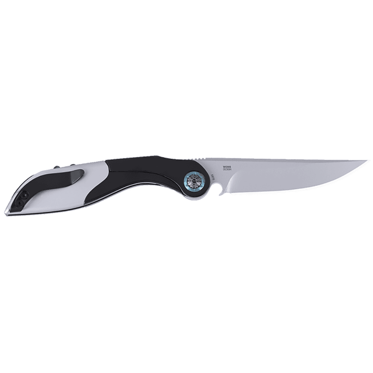 CRKT Nucleus Knife, 3.19" Folding 12C27 Sandvik Blade Black/Red G10/SS Handle - 5702 CRKT Nucleus Knife, 3.19" Folding 12C27 Sandvik Blade Black/Red G10/SS Handle - 5702