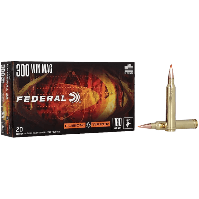 Federal F300WTFS3 Fusion 300 Win Mag 180gr Bonded Soft Point 20 Per Box Federal F300WTFS3 Fusion 300 Win Mag 180gr Bonded Soft Point 20 Per Box