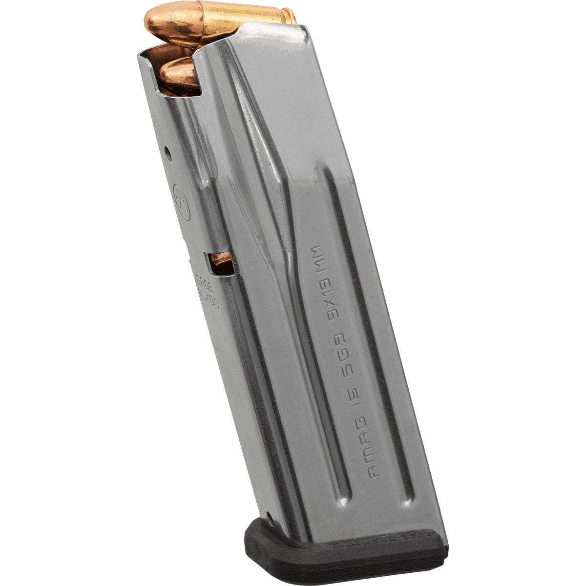 Magpul MAG1464SST AMAG 15rd 9mm Fits Sig P320 Silver Stainless Steel Magpul MAG1464SST AMAG 15rd 9mm Fits Sig P320 Silver Stainless Steel