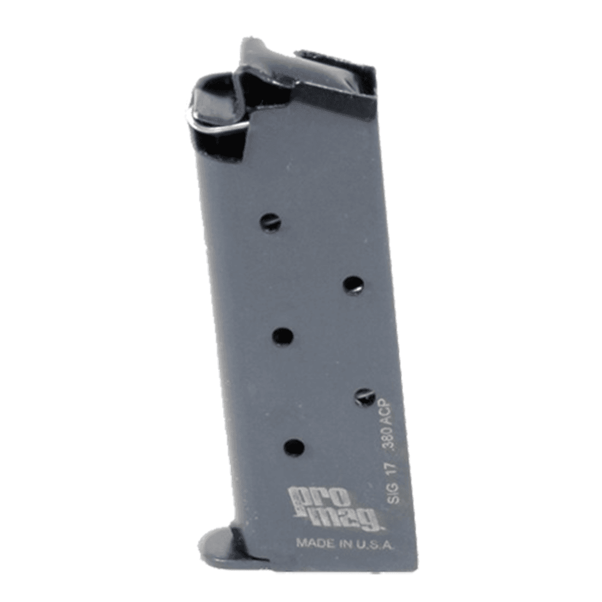 ProMag Standard Magazine, 6rd Blued Steel 380 ACP Fits Sig P238 - SIG17 ProMag Standard Magazine, 6rd Blued Steel 380 ACP Fits Sig P238 - SIG17