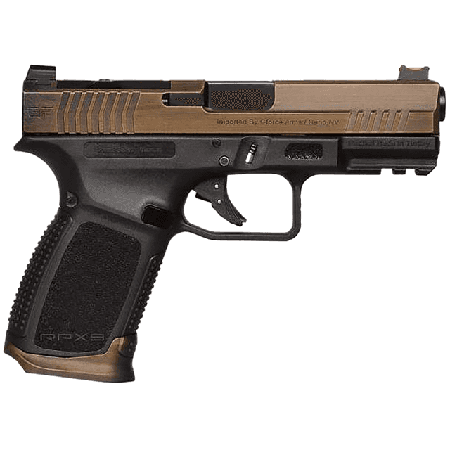 Gforce Arms GFRPX3C9BT Exodus 9mm 15rd 4.02" Steel Slide Gforce Arms GFRPX3C9BT Exodus 9mm 15rd 4.02" Steel Slide