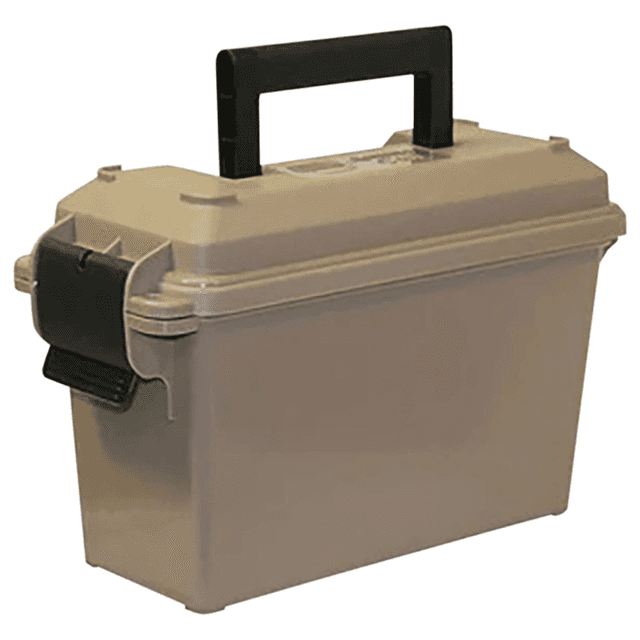 MTM Case-Gard AC1572 Ammo Can Mini Multi-Caliber Flat Dark Earth Polypropylene MTM Case-Gard AC1572 Ammo Can Mini Multi-Caliber Flat Dark Earth Polypropylene