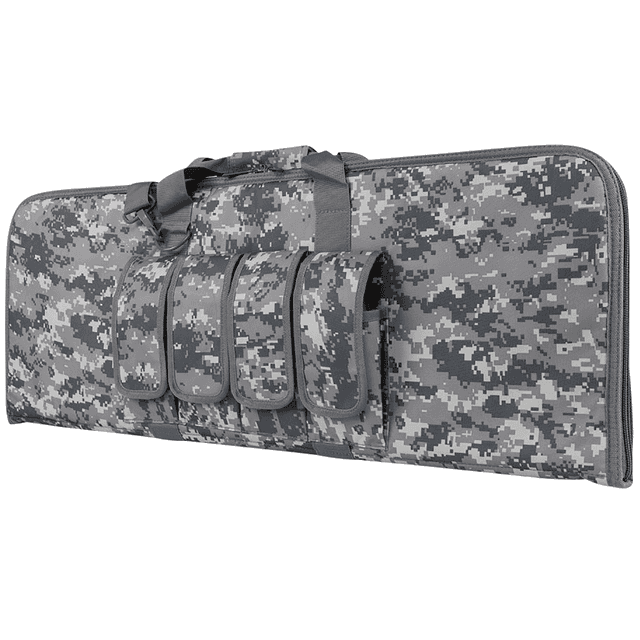 NcStar CVCP2960D36 VISM Carbine Case Digital Camouflage PVC Nylon w/ Lockable Zippers Pockets & Padded Carry Handle NcStar CVCP2960D36 VISM Carbine Case Digital Camouflage PVC Nylon w/ Lockable Zippers Pockets & Padded Carry Handle