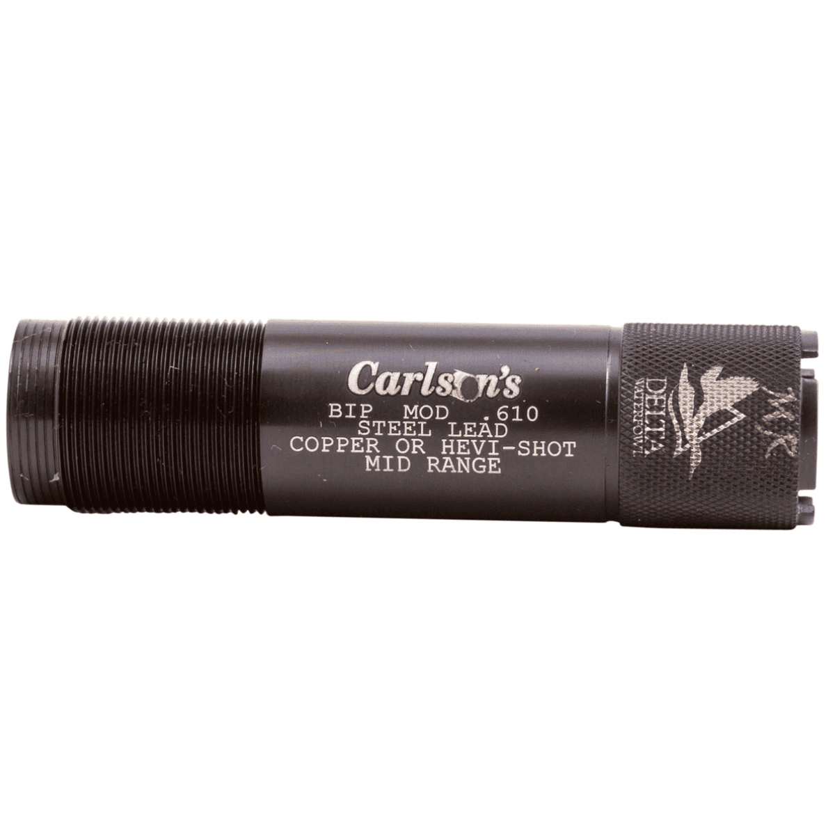 Carlson's Choke Tubes Delta Waterfowl Extended Choke, Invector Plus Mid-Range 17-4 Stainless Steel Browning 20Gauge - 07355 Carlson's Choke Tubes Delta Waterfowl Extended Choke, Invector Plus Mid-Range 17-4 Stainless Steel Browning 20Gauge - 07355
