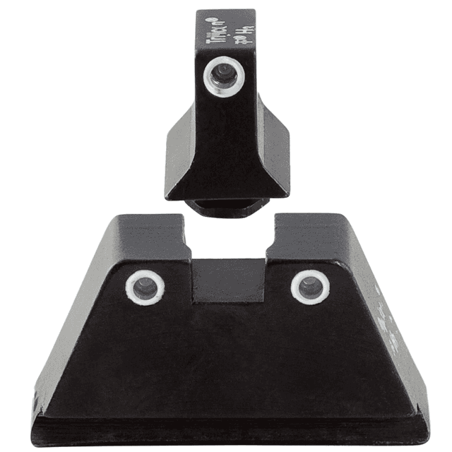 Trijicon Suppressor/Optic Height Sights, Green/Tritium White Outline Front Sight-Green/Tritium White Outline Rear Sight Glock 20/21 - 600689 Trijicon Suppressor/Optic Height Sights, Green/Tritium White Outline Front Sight-Green/Tritium White Outline Rear Sight Glock 20/21 - 600689