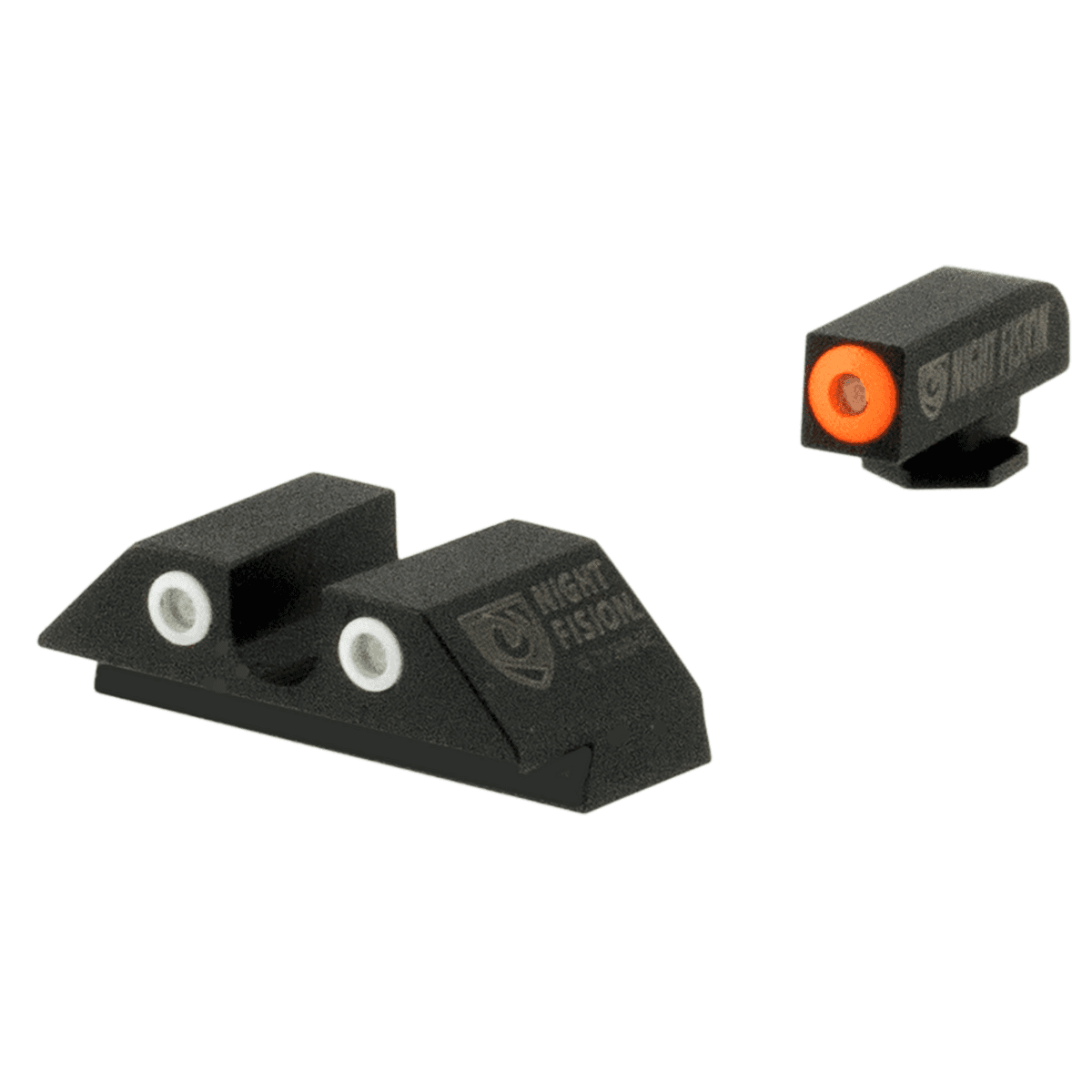 Night Fision Tritium Night Sights For Glock, Green Tritium Orange Outline Front Sight- Green Tritium White Outline Rear Sight Glock 42/43/43X - GLK003007OGZ Night Fision Tritium Night Sights For Glock, Green Tritium Orange Outline Front Sight- Green Tritium White Outline Rear Sight Glock 42/43/43X - GLK003007OGZ