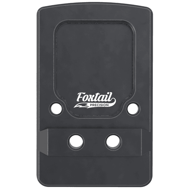 Foxtail Precision Rear Sight Dovetail Optic Adapter Plate for non MOS Glock, Black Anodized Glock Non MOS - 100013 Foxtail Precision Rear Sight Dovetail Optic Adapter Plate for non MOS Glock, Black Anodized Glock Non MOS - 100013
