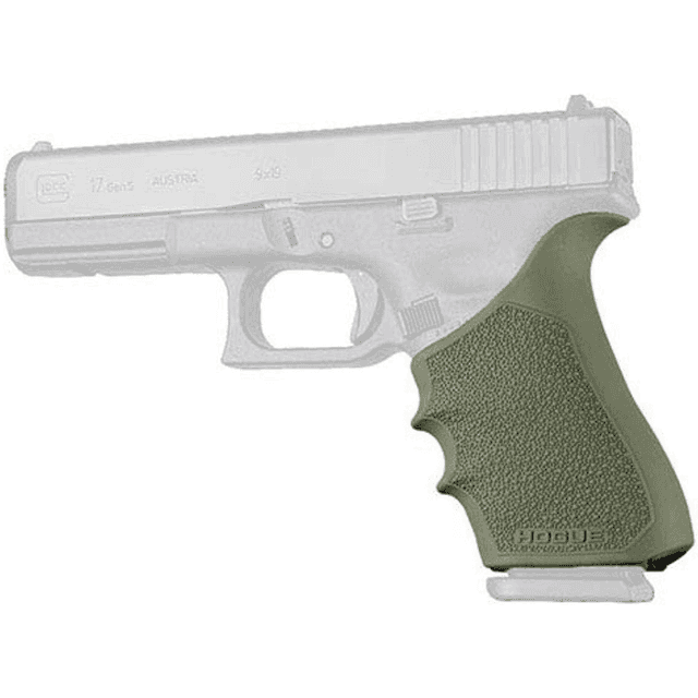 Hogue Handall Beavertail Grip Sleeve, OD Green Rubber For Glock 17-47 Gen 1,2,5 - 17021 Hogue Handall Beavertail Grip Sleeve, OD Green Rubber For Glock 17-47 Gen 1,2,5 - 17021