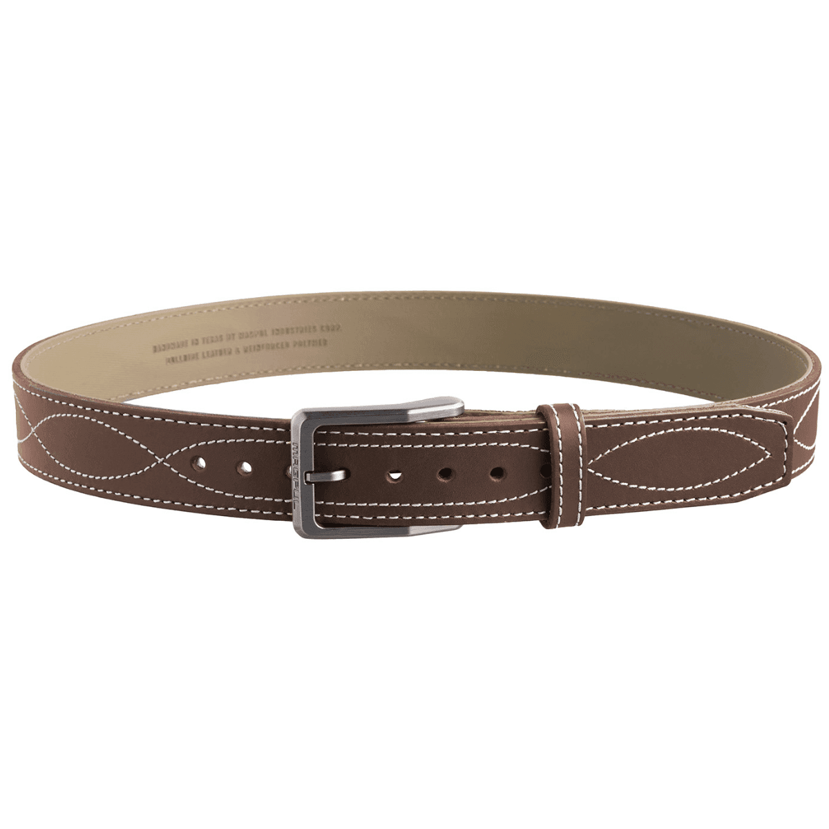 Magpul Tejas EL Pistolero Belt, Chocolate Brown Bull Hide 46" 1.50" Wide Buckle Closure - MAG127621046 Magpul Tejas EL Pistolero Belt, Chocolate Brown Bull Hide 46" 1.50" Wide Buckle Closure - MAG127621046