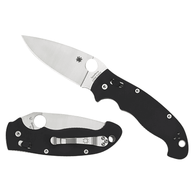 Spyderco Manix 2 Folding Knife, XL 3.85" Plain Satin CPM S30V SS Blade/Black Textured G10 Handle Includes Pocket Clip - C95GP2 Spyderco Manix 2 Folding Knife, XL 3.85" Plain Satin CPM S30V SS Blade/Black Textured G10 Handle Includes Pocket Clip - C95GP2