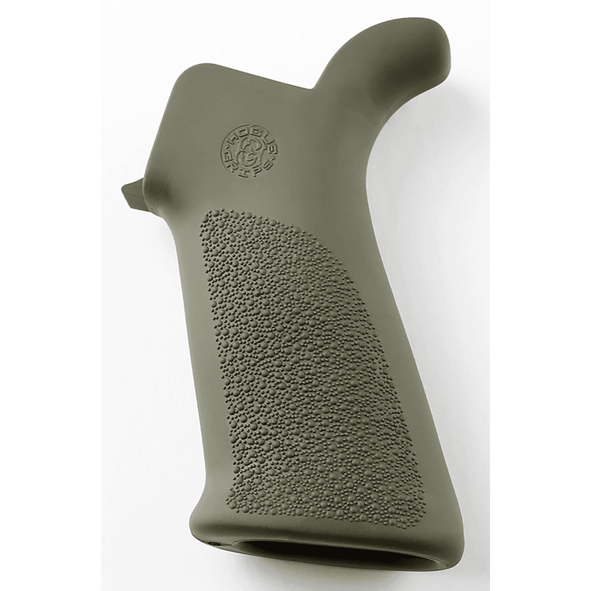 Hogue OverMolded Beavertail Gun Grip, Made of Rubber With OD Green Cobblestone Finish for AR-15, M16 - 15031 Hogue OverMolded Beavertail Gun Grip, Made of Rubber With OD Green Cobblestone Finish for AR-15, M16 - 15031
