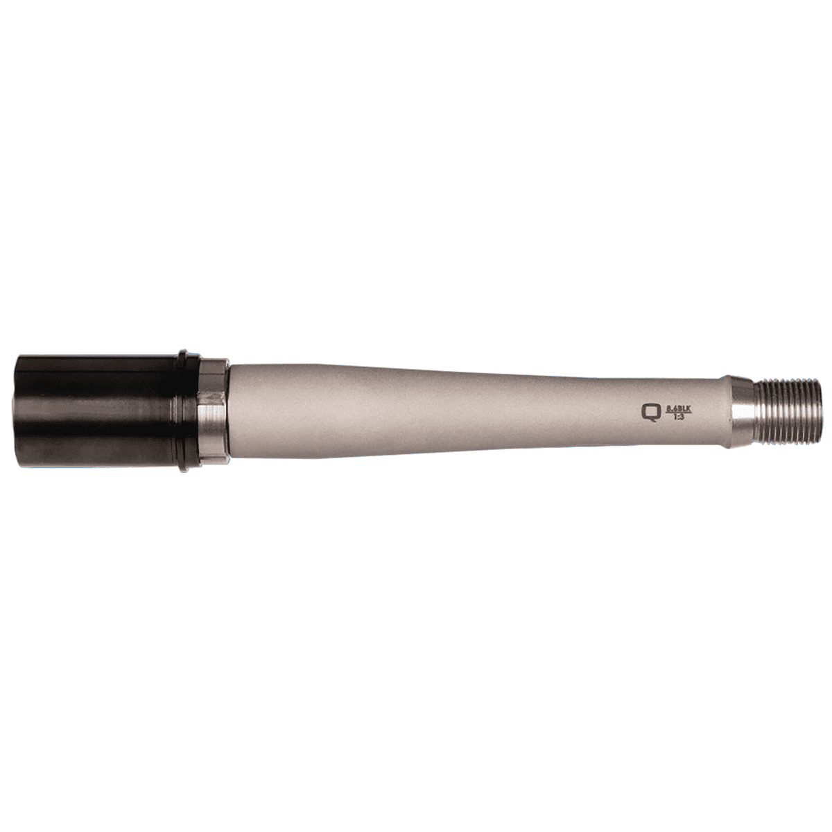 Q LLC ACCFIXBARREL8.612INCH Fixed Barrel Assembly 8.6 Blackout 12" Bead Blasted Matte Stainless Steel Barrel Q LLC ACCFIXBARREL8.612INCH Fixed Barrel Assembly 8.6 Blackout 12" Bead Blasted Matte Stainless Steel Barrel