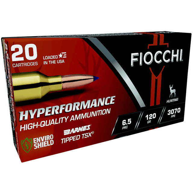 Fiocchi 65PRCTT Hyperformance 6.5 PRC 120gr Barnes Tipped TSX 20 Per Box Fiocchi 65PRCTT Hyperformance 6.5 PRC 120gr Barnes Tipped TSX 20 Per Box