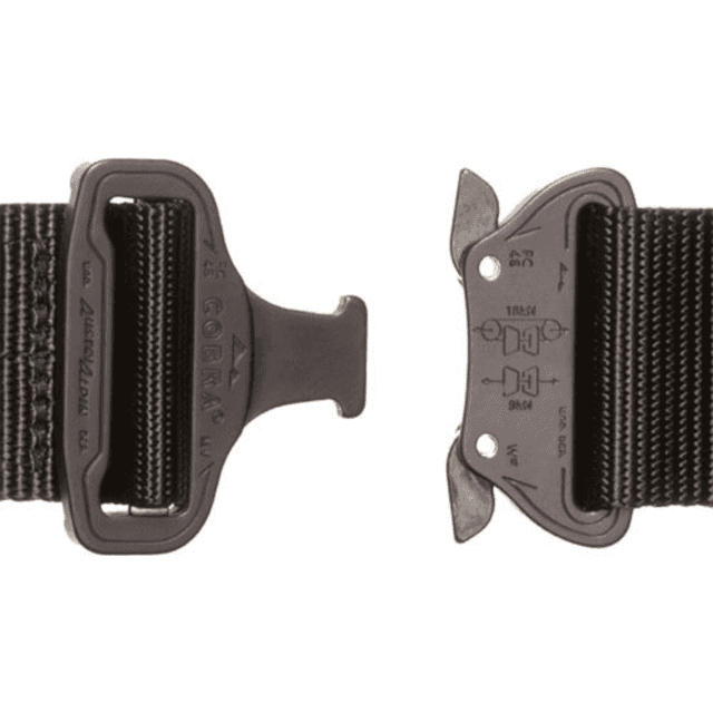 Tacshield Tactical Gun Belt, Black Webbing 34-38" 1.75" Wide Buckle Closure - T303MDBK Tacshield Tactical Gun Belt, Black Webbing 34-38" 1.75" Wide Buckle Closure - T303MDBK