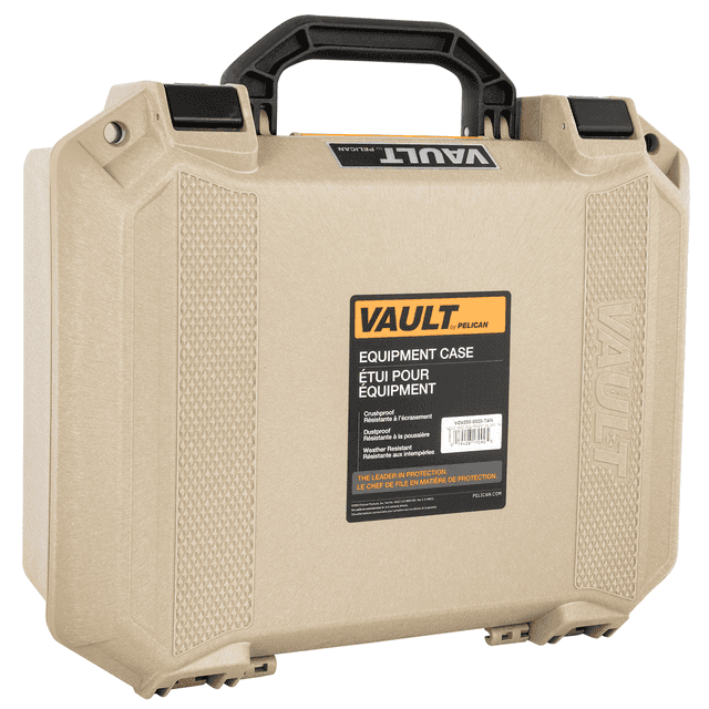 Pelican Vault Medium Handgun Case, Flat Dark Earth Polymer - VCV2000020FDE Pelican Vault Medium Handgun Case, Flat Dark Earth Polymer - VCV2000020FDE