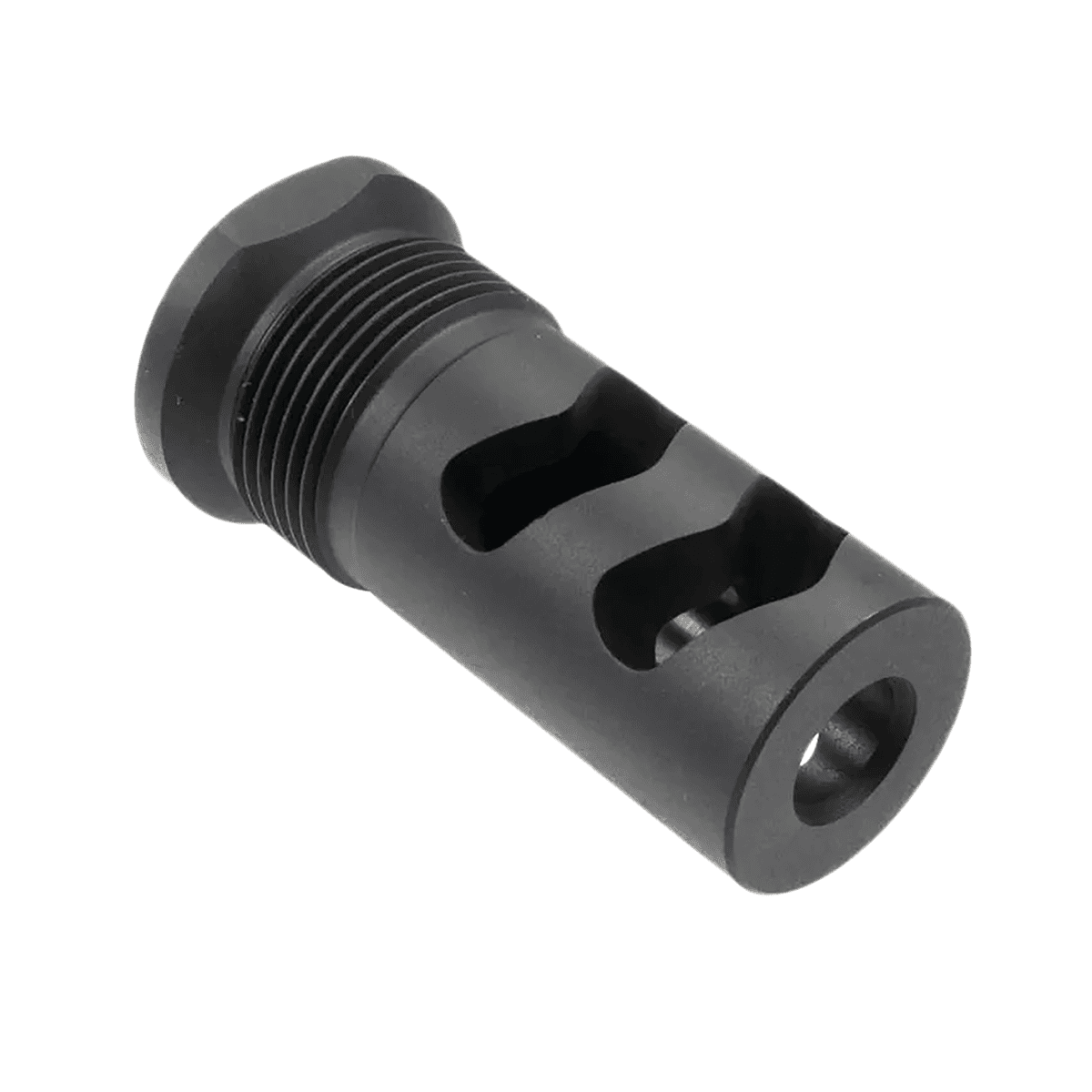 Wilson Combat Whisper Muzzle Brake, Black Melonite 11/16"x24 458 Cal - SPRTMBFB458 Wilson Combat Whisper Muzzle Brake, Black Melonite 11/16"x24 458 Cal - SPRTMBFB458