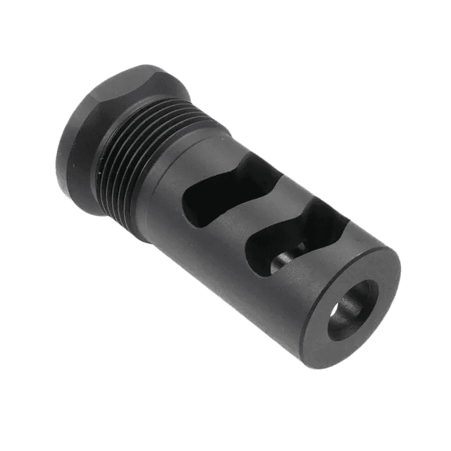 Wilson Combat Whisper Muzzle Brake, Black Melonite 11/16"x24 458 Cal - SPRTMBFB458 Wilson Combat Whisper Muzzle Brake, Black Melonite 11/16"x24 458 Cal - SPRTMBFB458