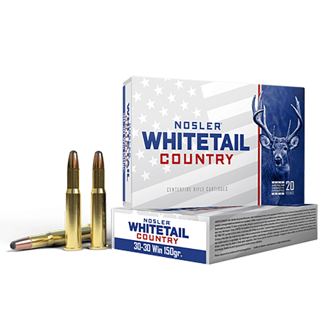 Nosler 40135 Whitetail Country 30-30 Win 150gr Spitzer Boat Tail 20 Per Box Nosler 40135 Whitetail Country 30-30 Win 150gr Spitzer Boat Tail 20 Per Box