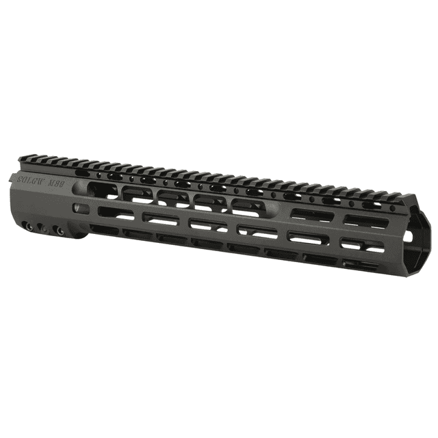 Sons Of Liberty Gun Works M89 Drive Lock Rail, 13" M-LOK, Black Anodized Full Length Picatinny Top Barrel Nut, Fits AR-15 - M8913 Sons Of Liberty Gun Works M89 Drive Lock Rail, 13" M-LOK, Black Anodized Full Length Picatinny Top Barrel Nut, Fits AR-15 - M8913