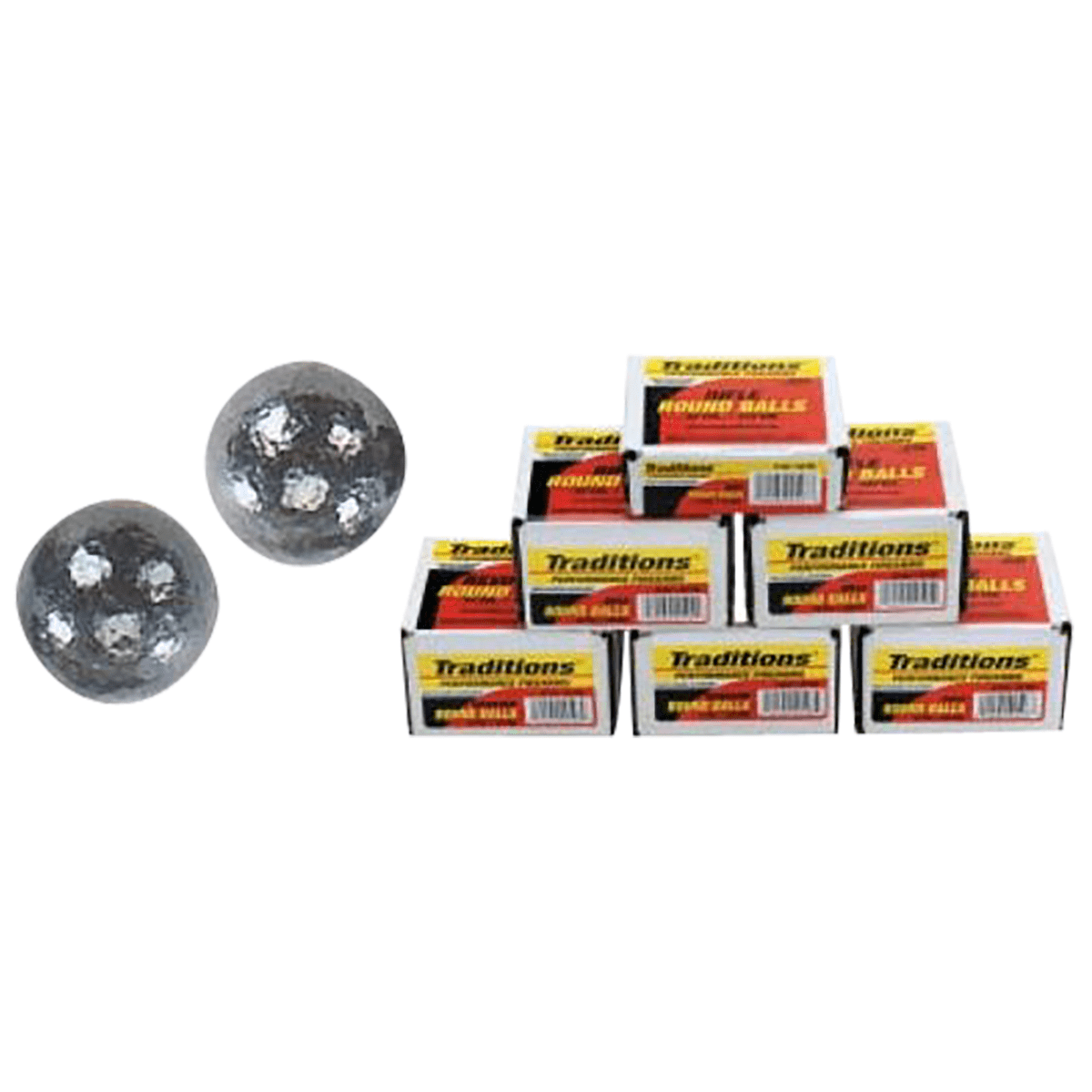 Traditions Rifle Lead Round Balls, 177gr 20/Box 50Cal - A1241 Traditions Rifle Lead Round Balls, 177gr 20/Box 50Cal - A1241