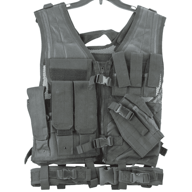 NcStar Tactical Vest, PVC/Mesh Webbing Med-2XL - CTV2916B NcStar Tactical Vest, PVC/Mesh Webbing Med-2XL - CTV2916B
