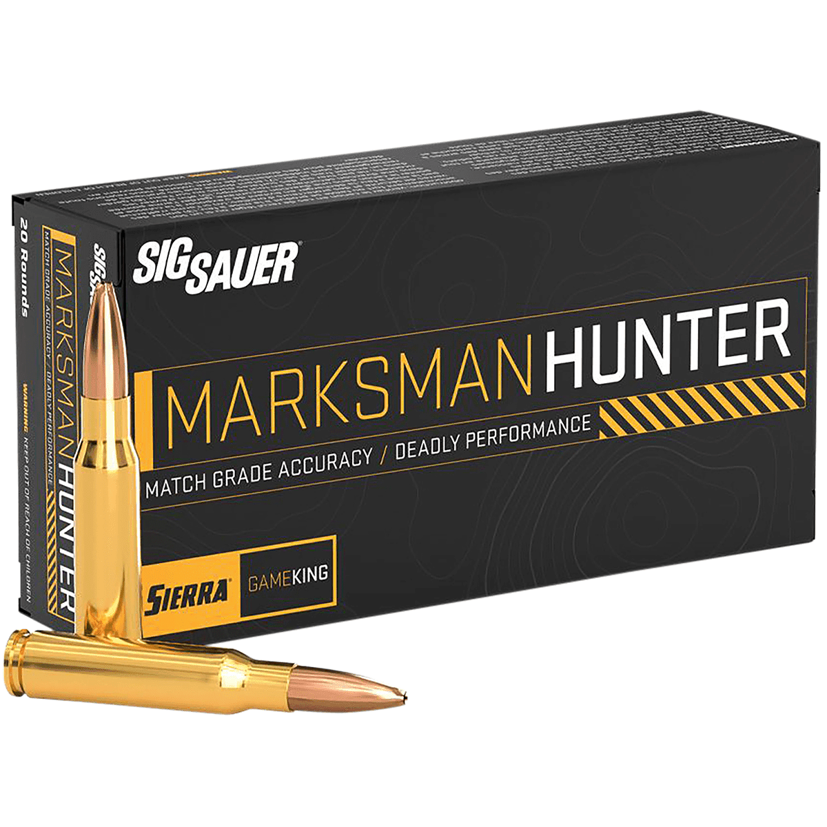 Sig Sauer E65CMGK13020 Marksman Hunter 6.5 Creedmoor 130gr 20 Per Box Sig Sauer E65CMGK13020 Marksman Hunter 6.5 Creedmoor 130gr 20 Per Box