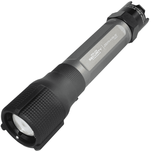 Lb Marketing Zephyr-R Flashlight, Gray 450/1,500 Lumens White LED - 97713 Lb Marketing Zephyr-R Flashlight, Gray 450/1,500 Lumens White LED - 97713